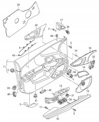фото thumb №11, Накладка динаміка двері лівий перед a7 4g 4g8035419