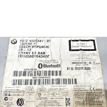 фото thumb №8, Bmw f20 f31 радіо professional зчитувач навігації cd dab 9335347