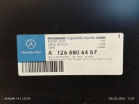 фото thumb №8, Капот передня кришка двигуна mercedes w126 se s klasa нова a1268806457