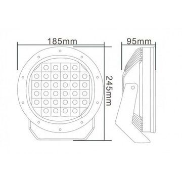ДОРОЖНЫЕ ГАЛОГЕННЫЕ СВЕТОДИОДЫ CREE RING 12V 24V
