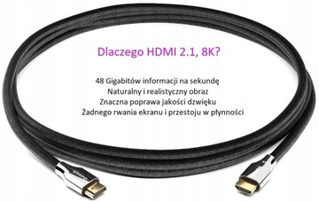 Кабель HDMI 2.1 Ultra High Speed ​​8K PREMIUM 2м
