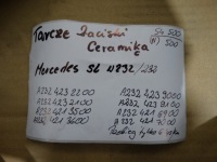 Idealne тормозные диски суппорты kpl.ceramica mercedes sl w232 232 пробег 6000km 1 с Разборки, фото thumb