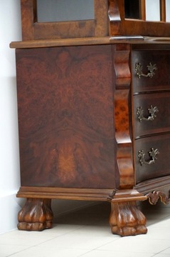 BAROQUE WALNUT буфет-витрина h198x112x45см