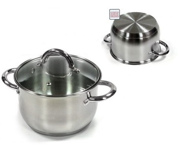 Кингхофф набор из 3 горшков 2.9L 3.9L 6.6L KH-4447