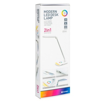 ШКОЛЬНАЯ НАСТОЛЬНАЯ ЛАМПА 2в1 LED 12Вт RGB + USB
