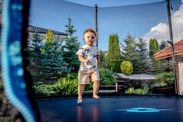 ДЕТСКИЙ батут 366СМ 12FT с внутренней сеткой БЕЗОПАСНАЯ лестница
