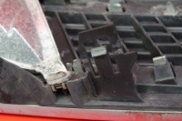 фото thumb №5, Решётка радиатора левая решётка радиатора хром nsr2381001 nissan micra k12 lift 07-10