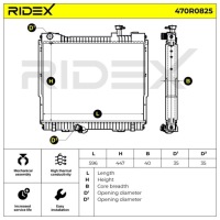 фото thumb №8, Радиатор основний  ridex 470r0825 do renault trucks maxity do nissan