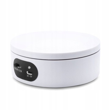 EKSPOZYTOR STOJAK OBROTOWY PANELE BIAŁY 360°-12cm