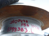 Mini f55 f56 f57 диск гальмівна+ гальмівні колодки задній 10km Зі Шроту, фото thumb