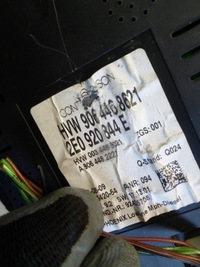 фото thumb №6, Vw crafter набір стартовий бортовий комп'ютер замок запалювання колонка лічильник 0281015747