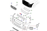 фото thumb №8, Jaguar f-pace x761 панель кронштейн передний бампера новый оригинальный t4a