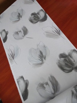 Штора MG Tk FLOWERS GREY 1619 ширина 160см 2м