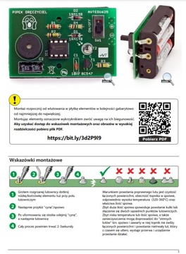 AVTEDU625 Пипек мучитель - набор для обучения пайке