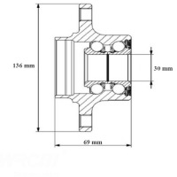 Skf vkba 3656 набор подшипник колеса Недорого, фото thumb