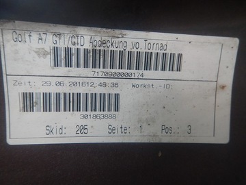 фото thumb №12, Vw golf vii gti gtd бампер перед переднее 5g0807221