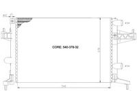 фото thumb №2, Tyc725-0007 радиаторов двигателя opel combo, corsa c,