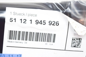 фото thumb №9, Bmw 3 e30 планка средняя бампера заднего 51121945926 1945926 1990