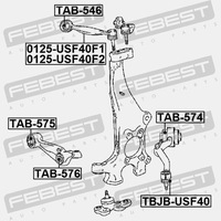 фото thumb №11, Втулка рычага нижний перед lexus 2006.08-2