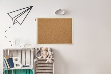 Пробковая доска 120x100 см деревянная рамка 100x120 Доска объявлений MemoBe