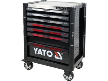 СЕРВИСНЫЙ ШКАФ YATO С 7 ЯЩИКАМИ ТЕЛЕЖКА ДЛЯ ИНСТРУМЕНТОВ С ЗАМКОМ ОТКРЫТИЯ YT-09032