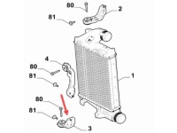 фото thumb №4, Кронштейн кронштейн кронштейн кронштейн интеркулер toyota proace ii 2016-