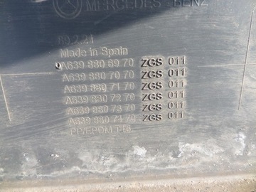 фото thumb №10, Mercedes vito w639 рестайлинг бампер перед переднее 4xpdc a6398806970 оригинал