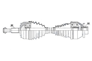 фото thumb №11, Піввісь привідна vw t5 10-06.13 ліва nty