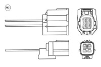 Датчик лямбда-зонд mazda 1,8 2,0 2,3 6 02-07 ngk Цена, фото thumb