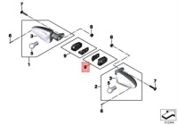фото thumb №1, Адаптер кронштейн поворотник bmw g 650 gs r13 оригинальный 63237723439