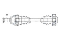 фото thumb №11, Піввісь привідна bmw 5 e39 520i 523i 525i 528i 530i 535i 95-03 задня