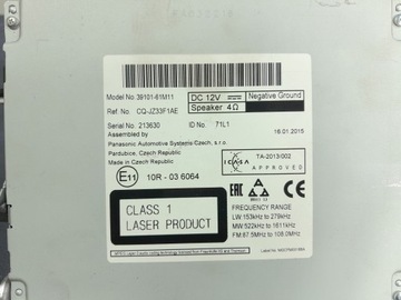 фото thumb №7, Suzuki sx4 s-cross 13- радио проигрыватель cd 39101-61m11