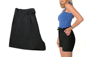 ШОРТЫ короткие ДЖИНСОВЫЕ ШОРТЫ черные W33 XXL