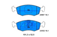 фото thumb №1, Ate гальмівні колодки гальмівні fiat doblo palio punto siena