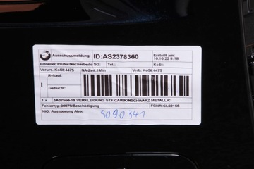 фото thumb №11, Bmw 7 g70 i7 бампер перед переднее цвет 416