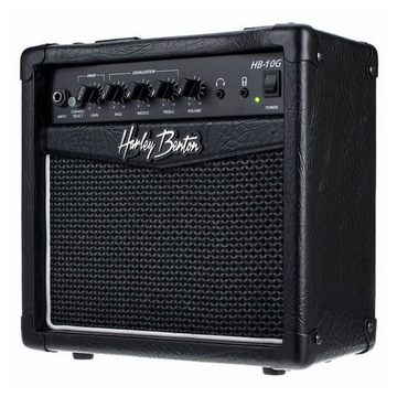 Комбинированный гитарный усилитель 10 Вт Harley Benton HB-10G AUX с разъемом для наушников