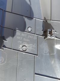 фото thumb №5, Audi a1 защита обшивка стойка правая 82g867240