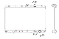 фото thumb №2, Радиаторов двигателя nrf mb660562 mb845790 mb924972 m