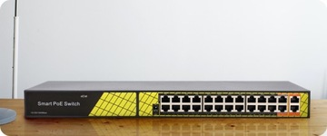 Коммутатор Vidiline 24x PoE 100 Мбит/с 2xRJ45 Uplink 1000 Мбит/с 300 Вт VIDI-F2420GB_V2