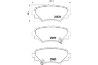 фото thumb №1, Тормозные колодки тормозной. mazda 3 13- задняя