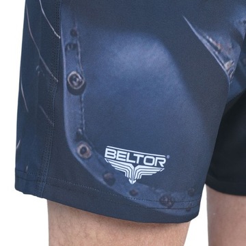 ШОРТЫ BELTOR СПОРТИВНЫЕ ТРЕНИРОВОЧНЫЕ GLADIATOR MMA KICKBOXING LIGHT, размер XL