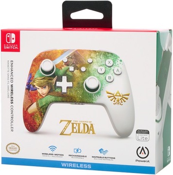 Защитная накладка PowerA SWITCH Зельда Линк Акварель