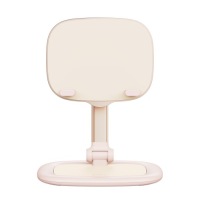 Регулируемая подставка для планшета/телефона Baseus Seashell Series — розовая