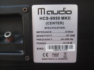 Maudio M Audio HCS-9950 MKII центральный центр