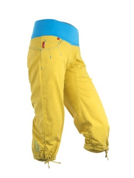 Spodnie damskie MAYA 3/4 WM yellow/blue XS