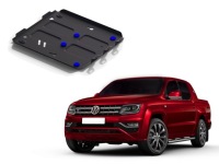 фото thumb №1, Защита двигателя + радиатора сталь vw amarok 2010-2022