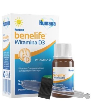 Humana benelife Витамин D3 для детей жидкость 5 мл