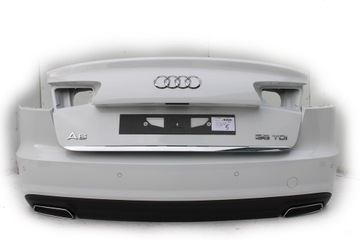 фото thumb №8, Audi a6 sedan зад бампер задний крышка багажника 4g 4g5 лампы 2y2y ls9r белый