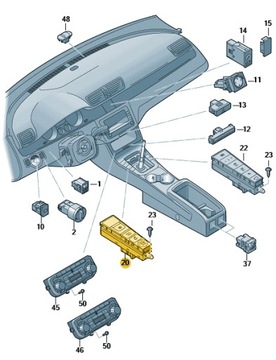 фото thumb №4, Кнопка старт-стоп vw passat b7 cc оригінал
