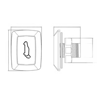 фото thumb №10, Кнопка багажника 12v заміна багажника універсальний кнопка задній кришки багажника